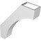 Ekena Millwork 3 1/2-in. W x 16-in. D x 20-in. H Imperial Architectural Grade PVC Knee Brace BRCP035X16X20IMP - alternate 2